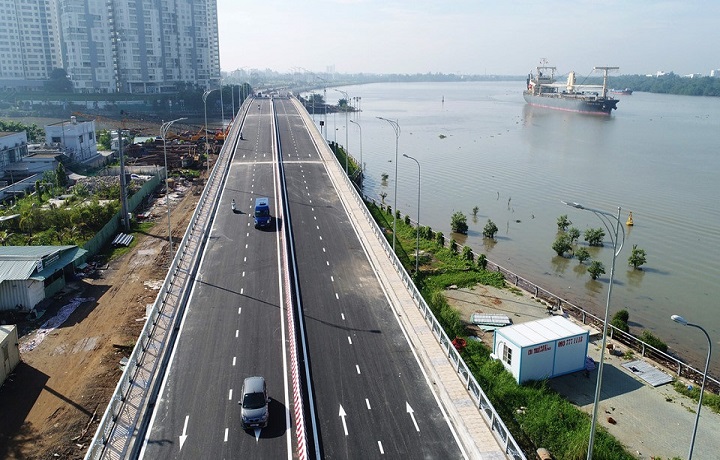 Thông xe cầu Thời Đại qua đảo Kim Cương, dự án Thủ Thiêm Dragon 